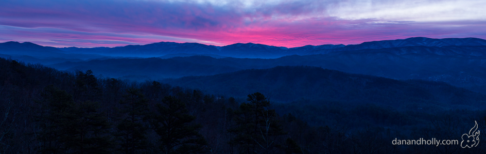 Sunrise from Foothills Parkway